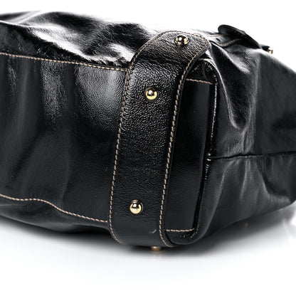 Gucci Patent Medium Pelham Shoulder Bag Black 9 of 21