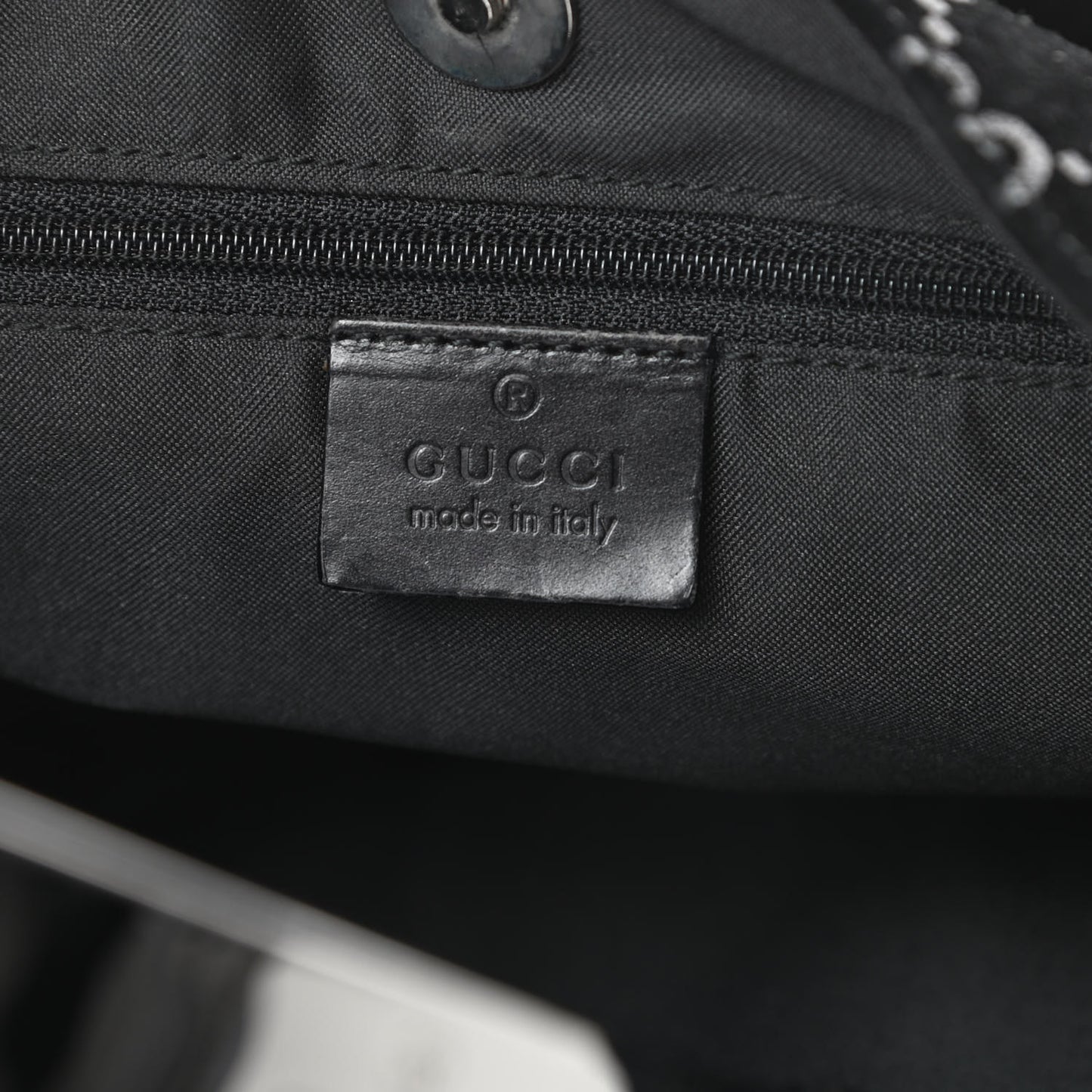 Suede Monogram Hobo Black