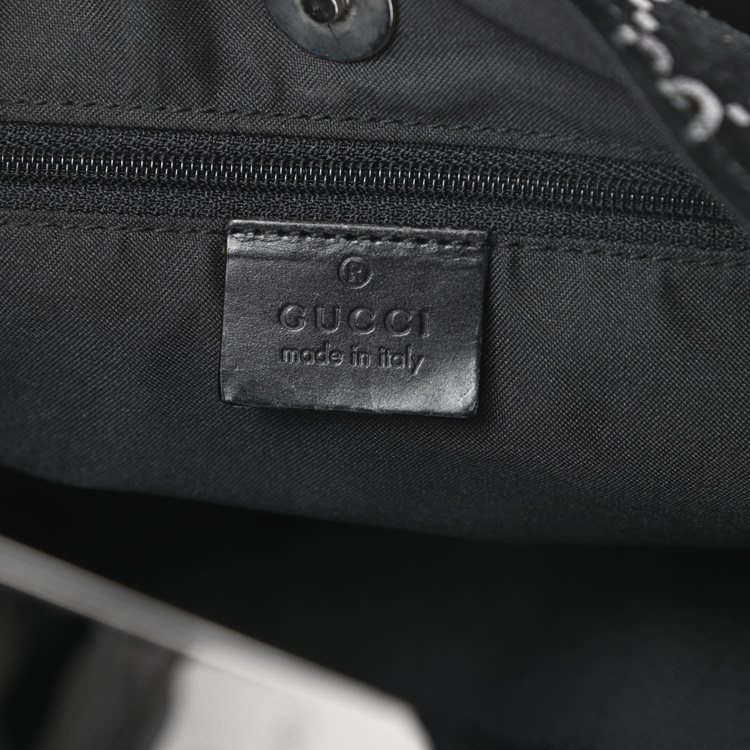 Gucci Suede Monogram Hobo Black 6 of 15