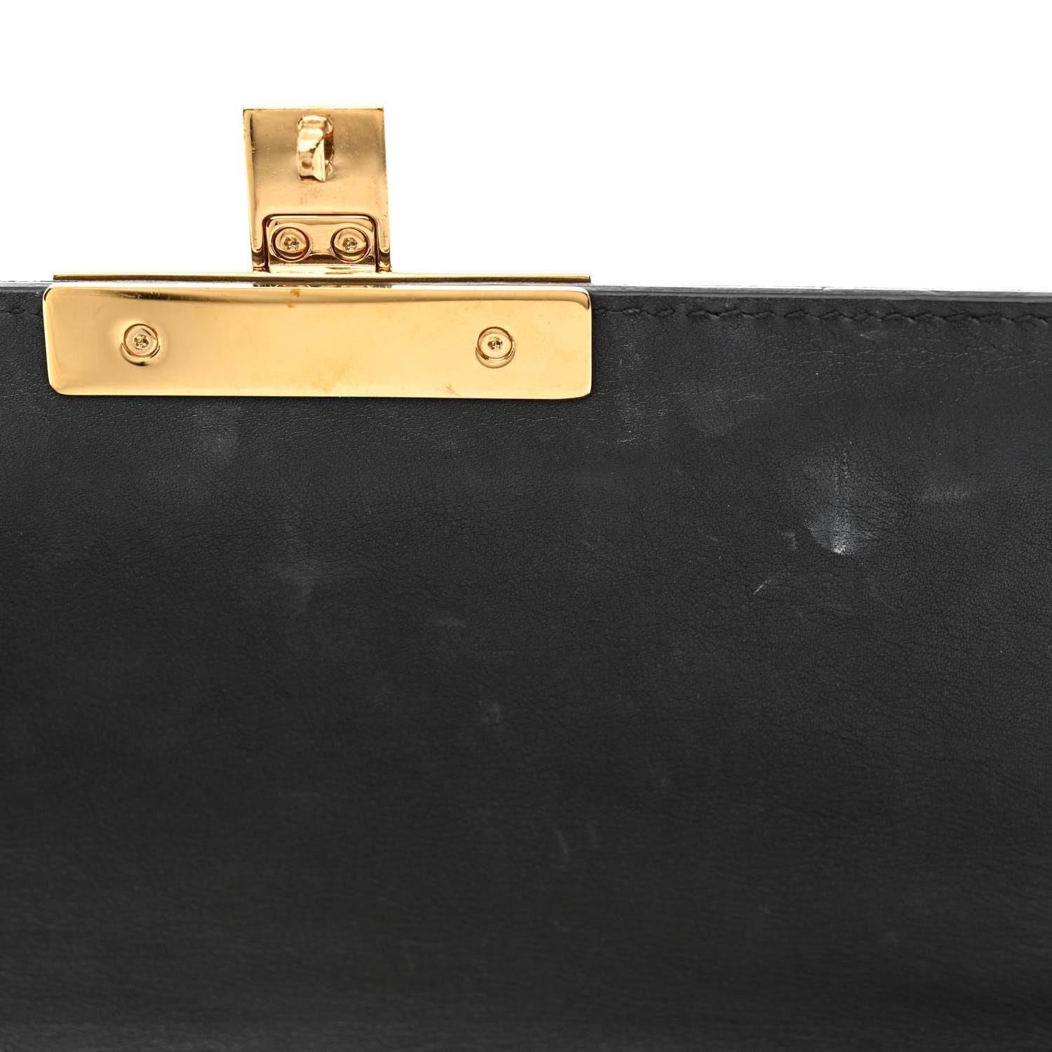 Gucci GG Supreme Monogram Calfskin Medium Padlock Shoulder Bag Beige Black Cuir 16 of 16