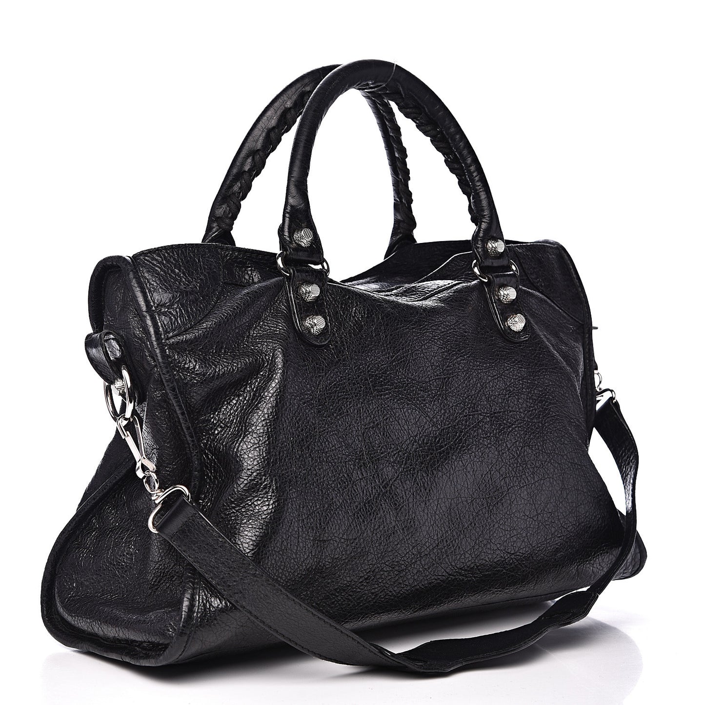 Agneau Giant 12 Silver Hardware City Black