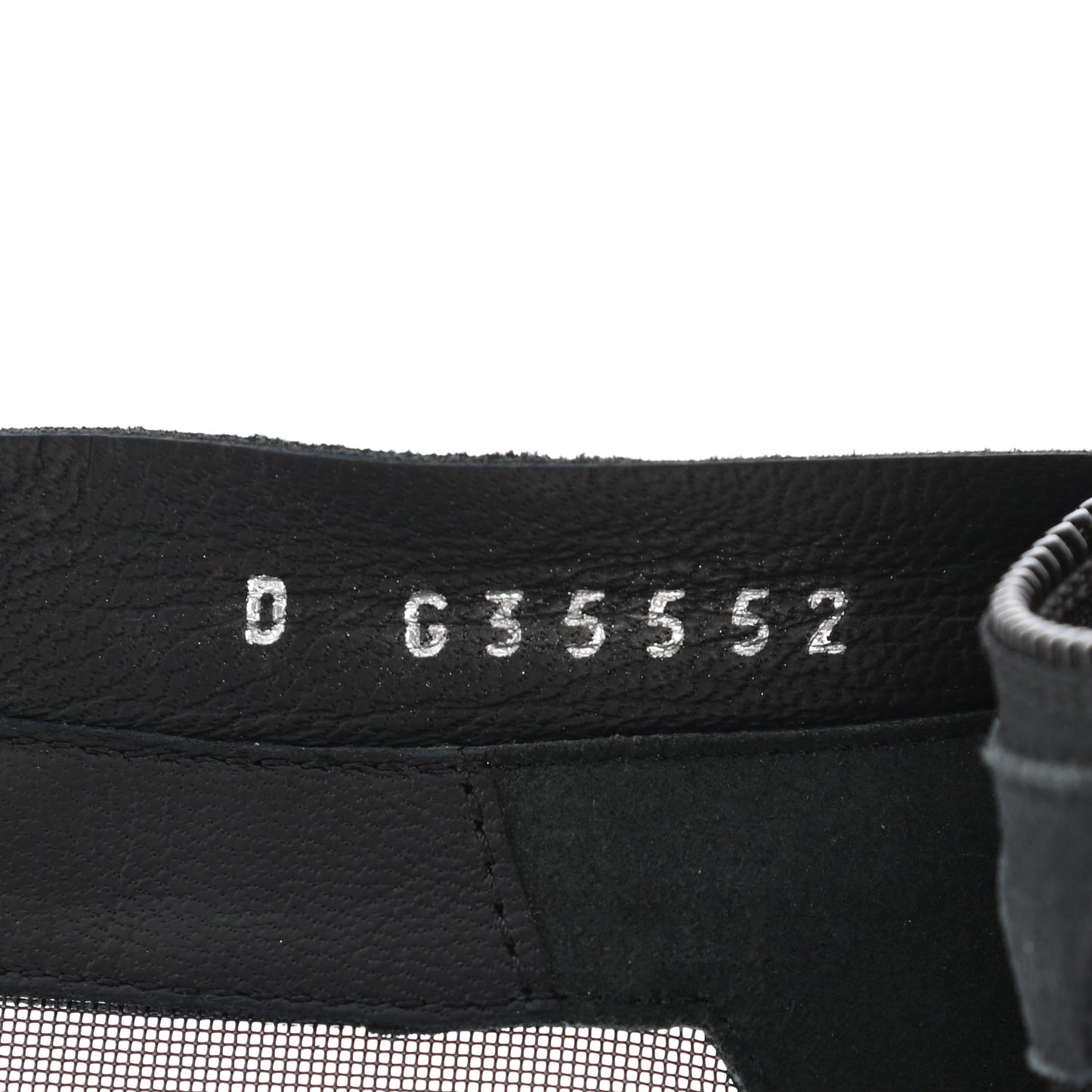 Mesh Suede Cap Toe Embellished Short Boots 40 Black