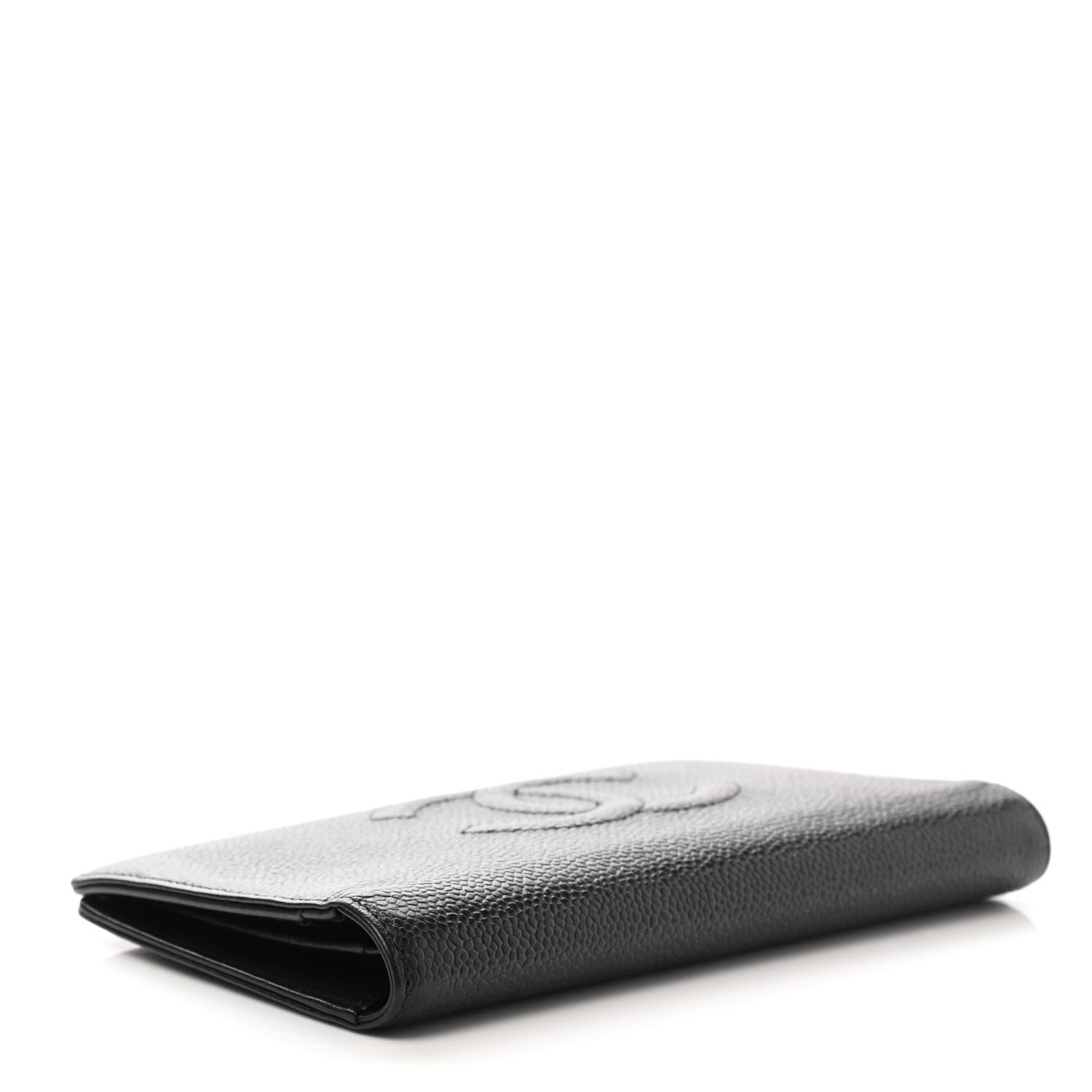 Chanel Caviar Timeless CC Yen Wallet Black 5 of 7