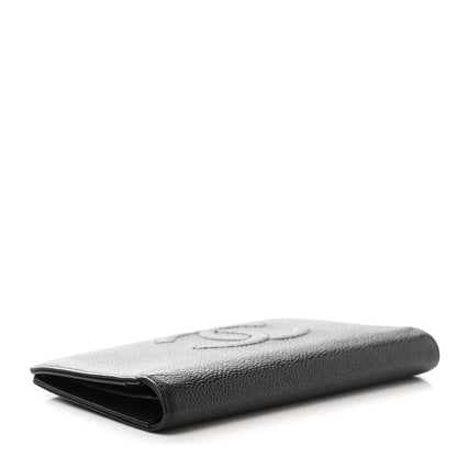 Chanel Caviar Timeless CC Yen Wallet Black 5 of 7
