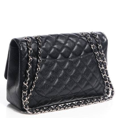 Chanel Caviar Jumbo Single Flap Black 3 of 8