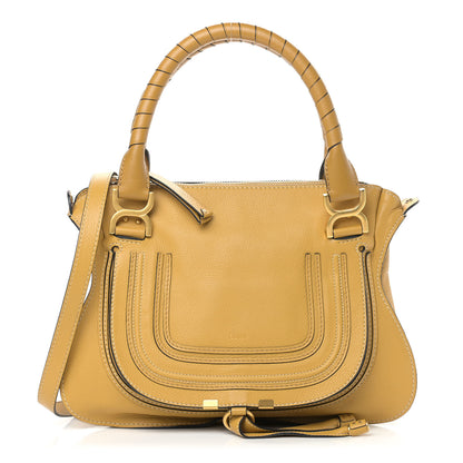 Chloe Calfskin Medium Marcie Satchel Curry Yellow 1 of 9
