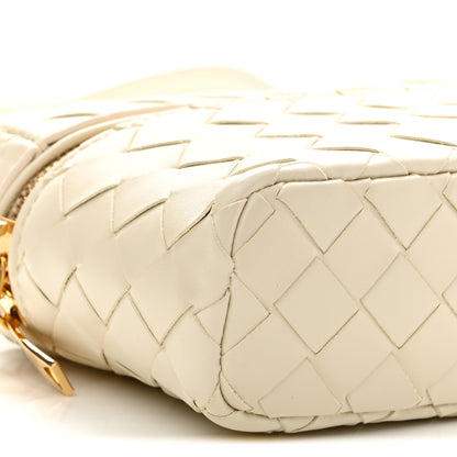 Bottega Veneta Calfskin Intrecciato Bang Bang Vanity Case Sea Salt 8 of 9