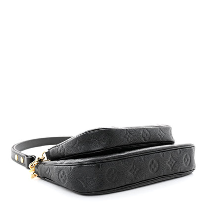 Louis Vuitton Empreinte Monogram Giant Multi Pochette Accessories Black 4 of 9