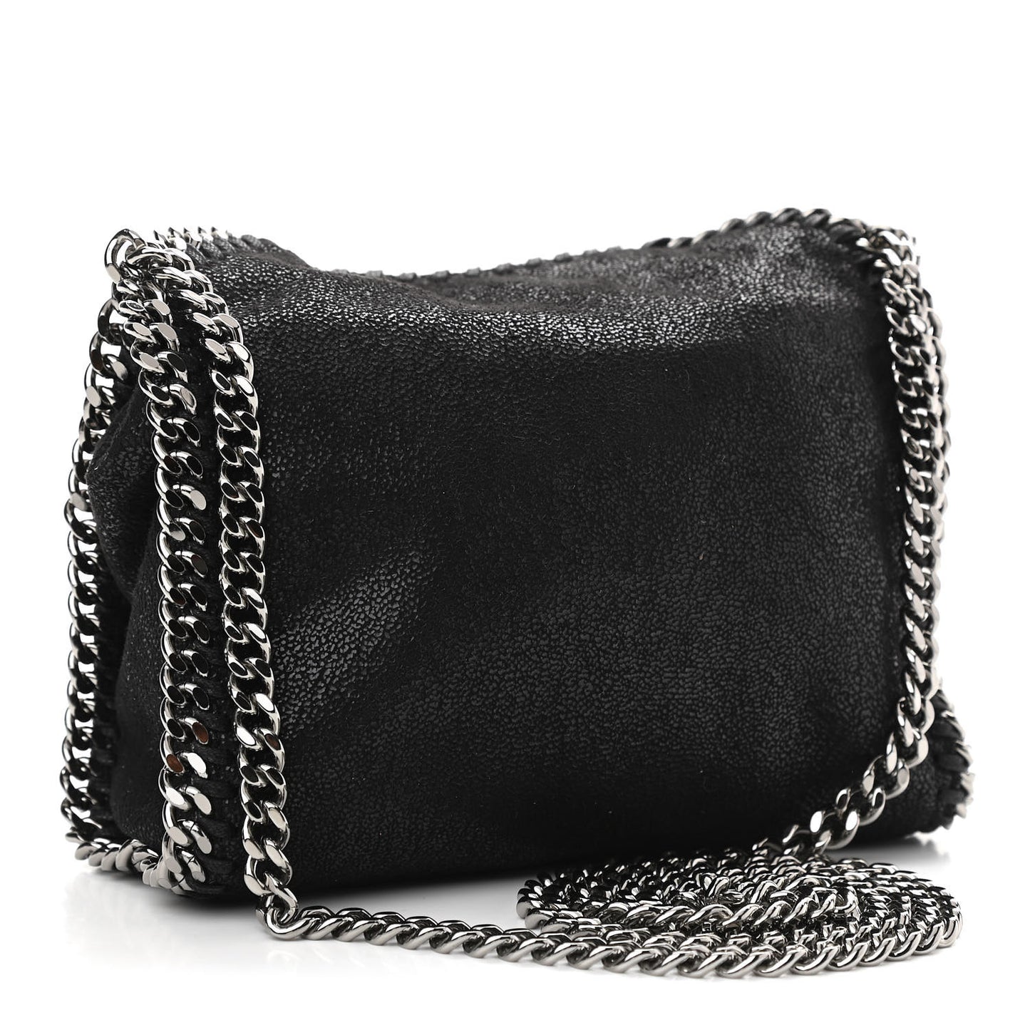Shaggy Deer Tiny Falabella Tote Black