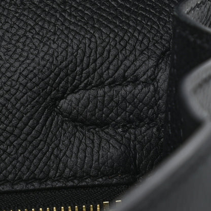 Hermes Epsom Kelly Sellier 25 Black 13 of 36
