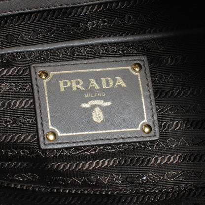 Prada Soft Calf Chain Tote Bambu 6 of 7