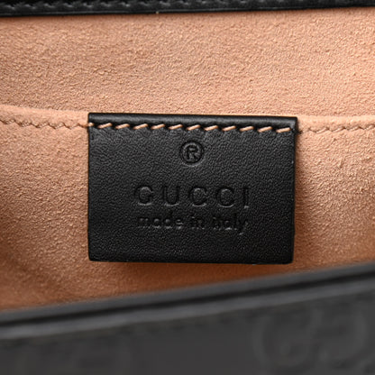 Gucci Guccissima Small Padlock Shoulder Bag Black 6 of 13