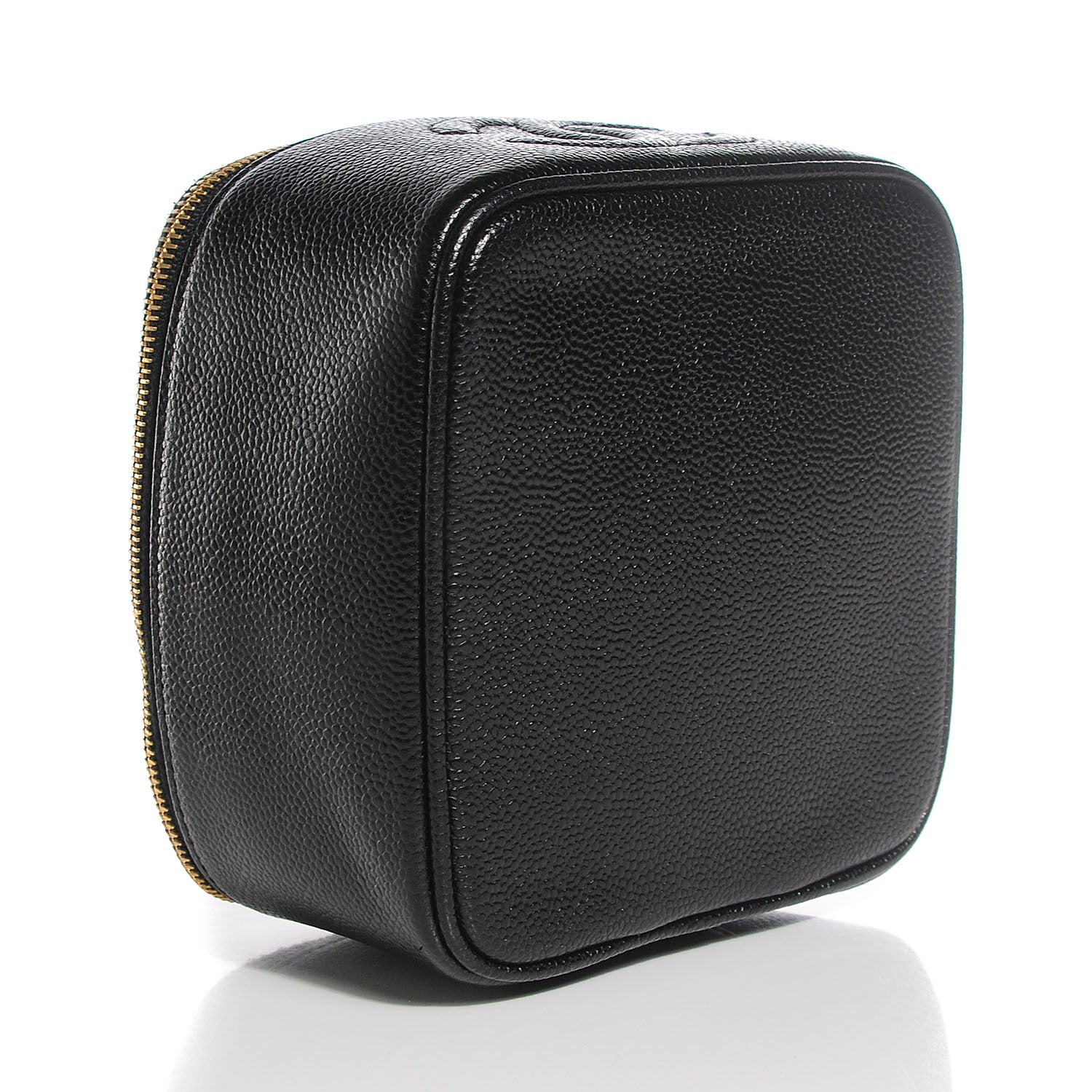 Chanel Caviar CC Small Cosmetic Case Black 4 of 7