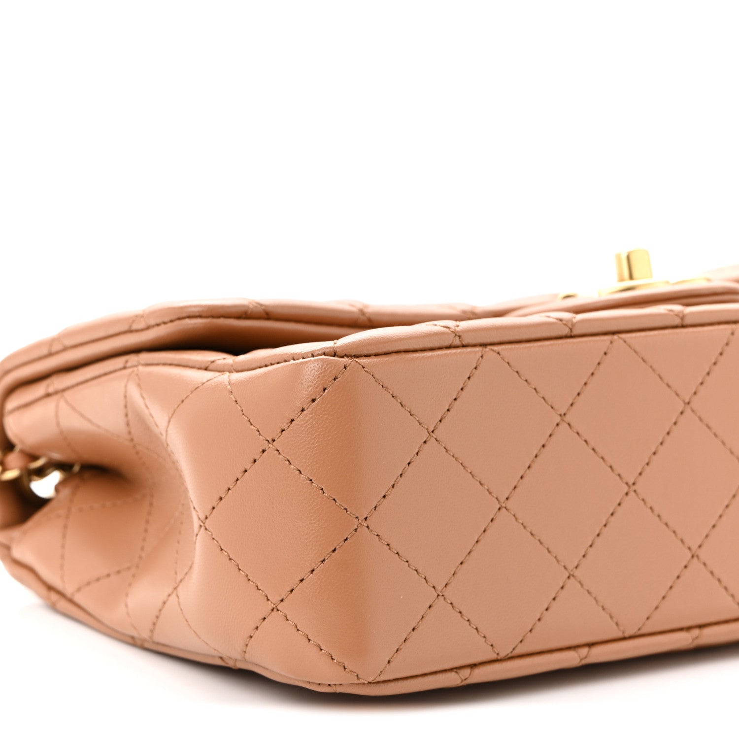 Chanel Lambskin Quilted Small CC Crush Flap Brown 9 of 10