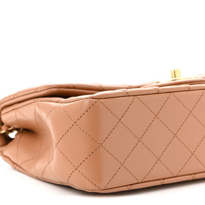 Chanel Lambskin Quilted Small CC Crush Flap Brown 9 of 10