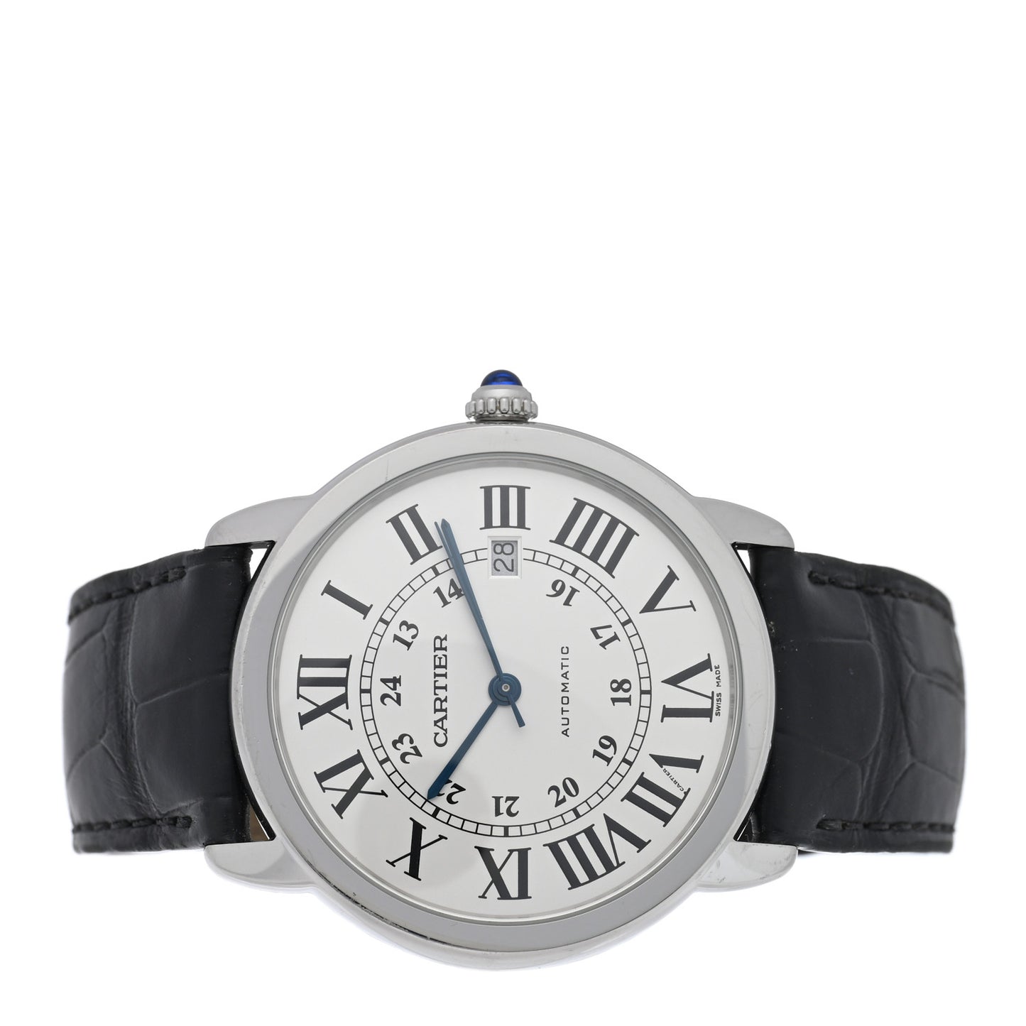 Stainless Steel Alligator 42mm Ronde Solo Automatic Watch