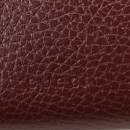 Gucci Dollar Calfskin Crystal Mini Dionysus Chain Wallet Vintage Bordeaux 6 of 9
