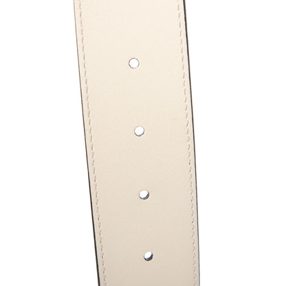 Gucci Calfskin Double G 40mm Belt 100 40 Mystic White 5 of 6