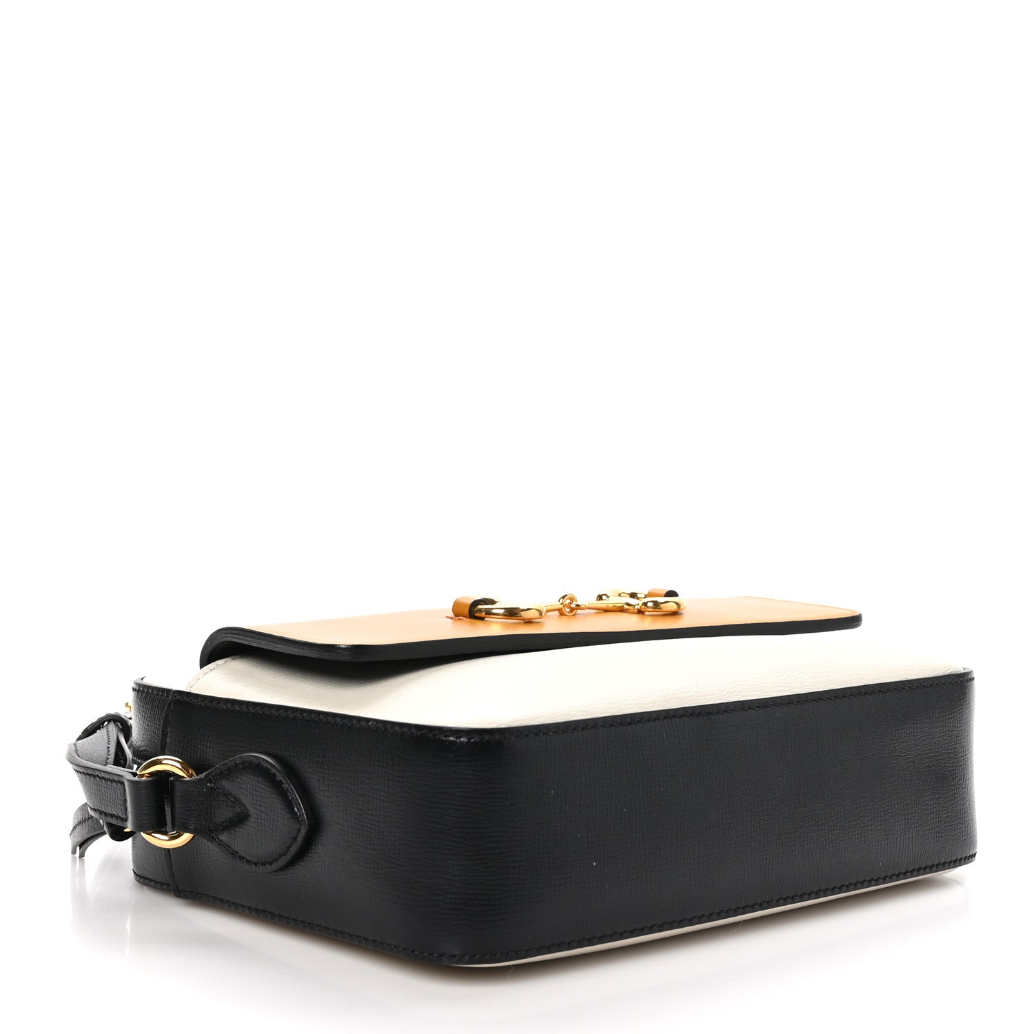 Gucci Azalea Calfskin Small Horsebit 1955 Shoulder Bag Mystic White Sun Oil 4 of 10