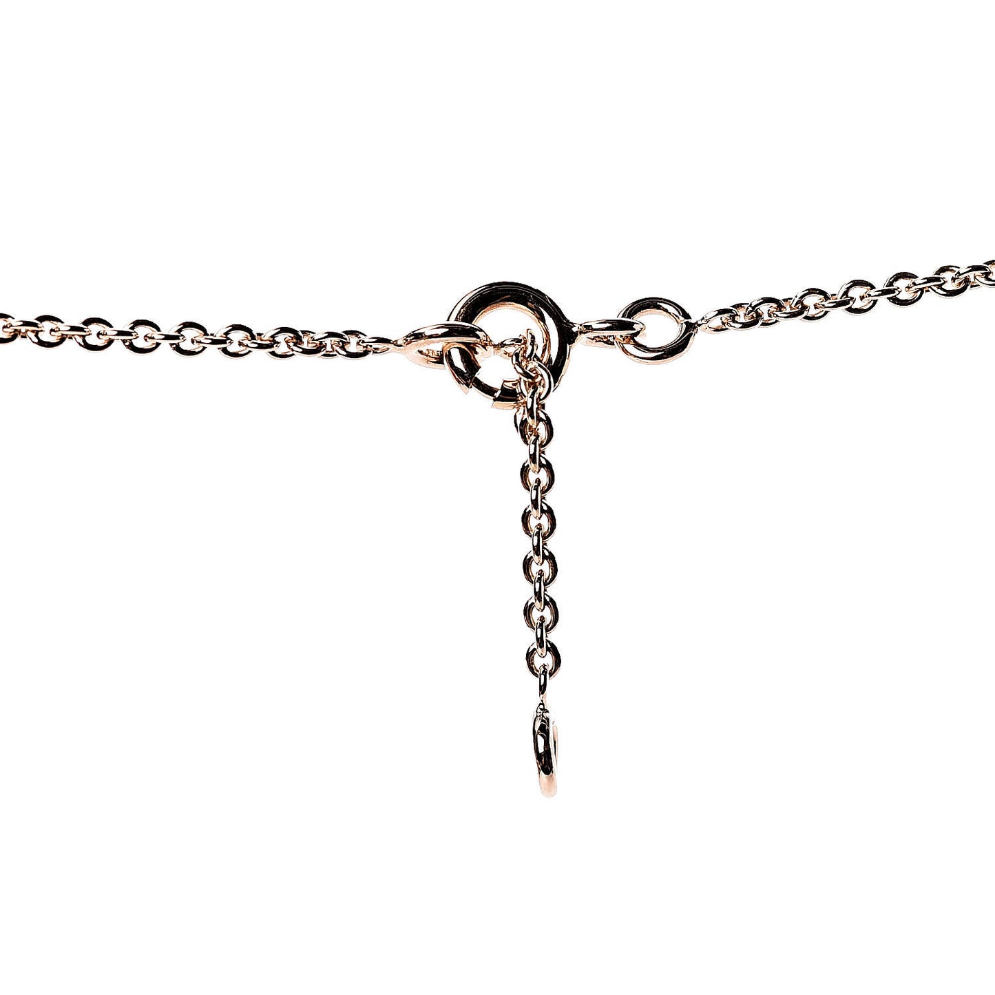 18K Rose Gold Diamond Birkin Amulette Pendant Necklace
