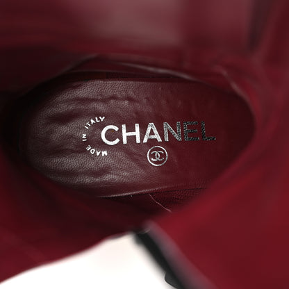 Chanel Calfskin CC Turnlock High Boots 40 Black 7 of 9