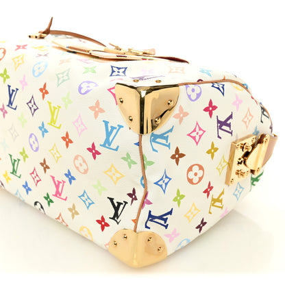Louis Vuitton Monogram Multicolor Speedy 30 White 9 of 9