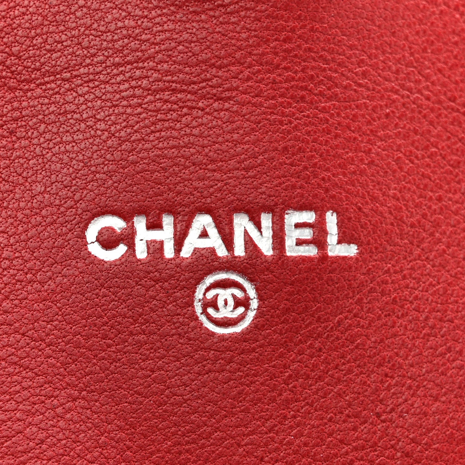 Chanel Lambskin Half Moon Wallet On Chain WOC Red 6 of 16