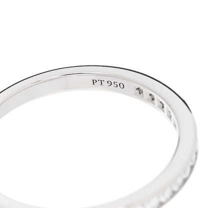 Tiffany Platinum Diamond 2.5mm Half Circle Wedding Band Ring 50 5.5 5 of 6