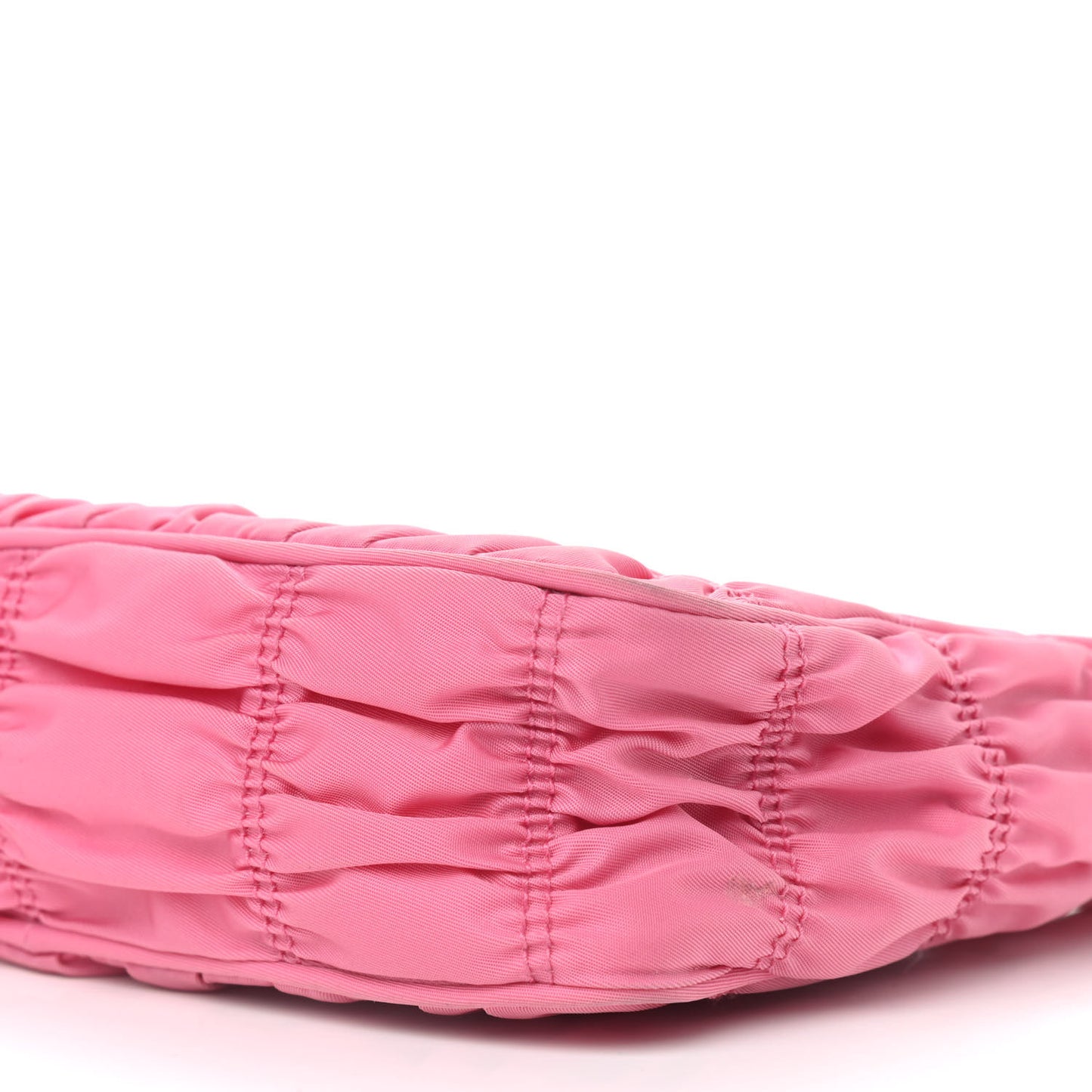 Tessuto Nylon Gaufre Shoulder Bag Begonia
