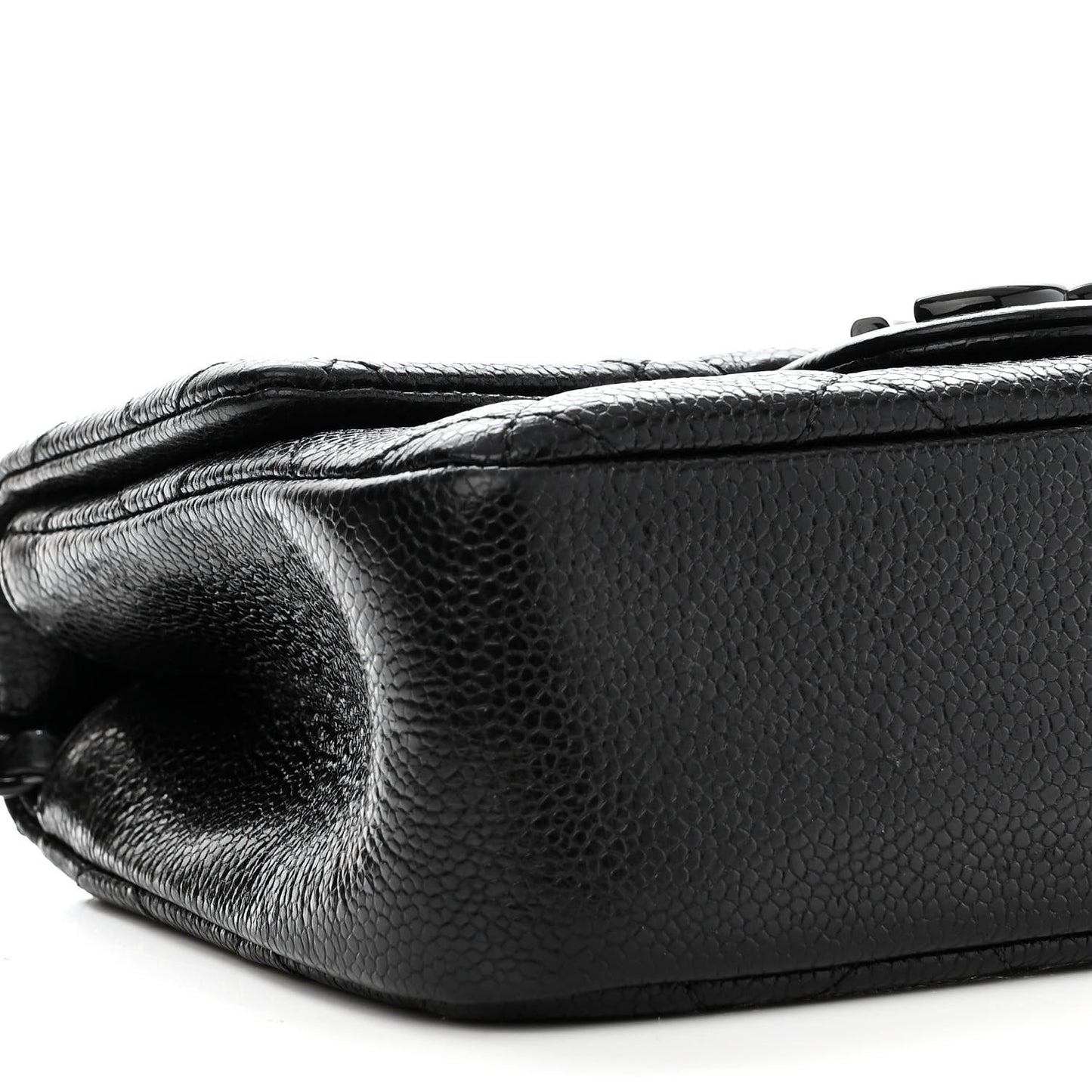 Caviar Quilted Incognito Mini Square Flap Black