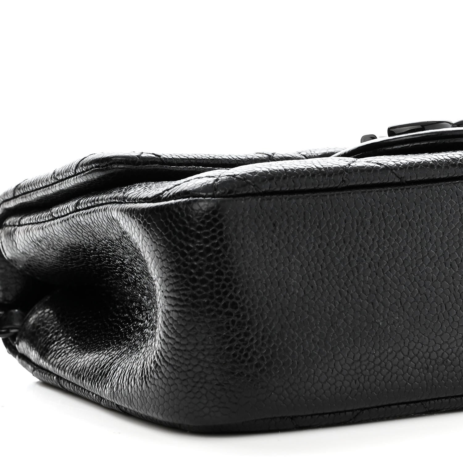 Chanel Caviar Quilted Incognito Mini Square Flap Black 9 of 10