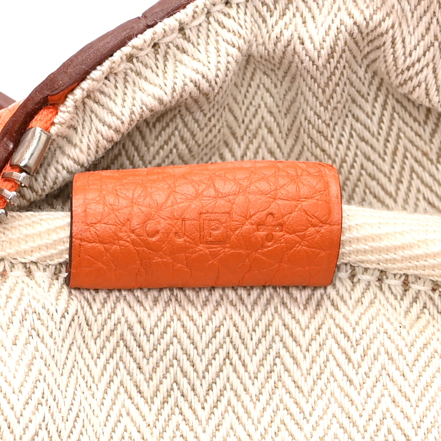 Hermes Taurillon Clemence Victoria II 35 Orange 7 of 10