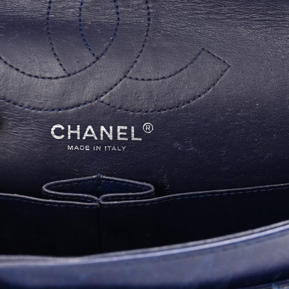 Chanel Distressed Patent Quilted 2.55 Reissue 226 Flap Navy 6 of 15