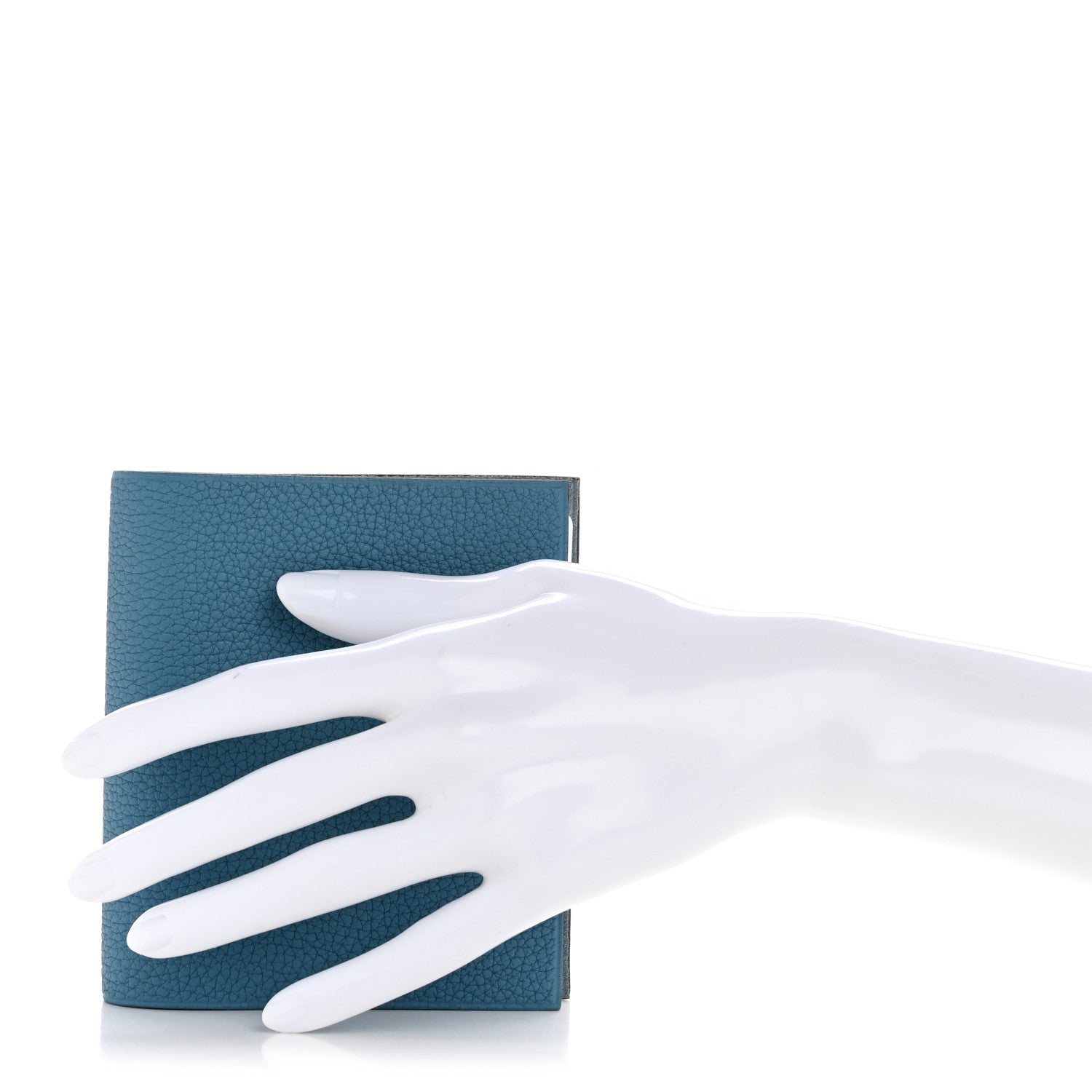 Hermes Togo Ulysse Mini Notebook Cover Blue Jean 2 of 8