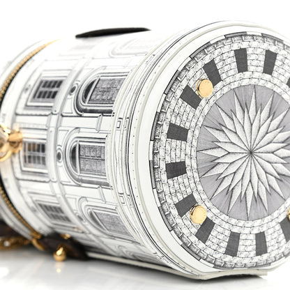 Louis Vuitton X FORNASETTI Calfskin Architettura Cannes Black White 8 of 10