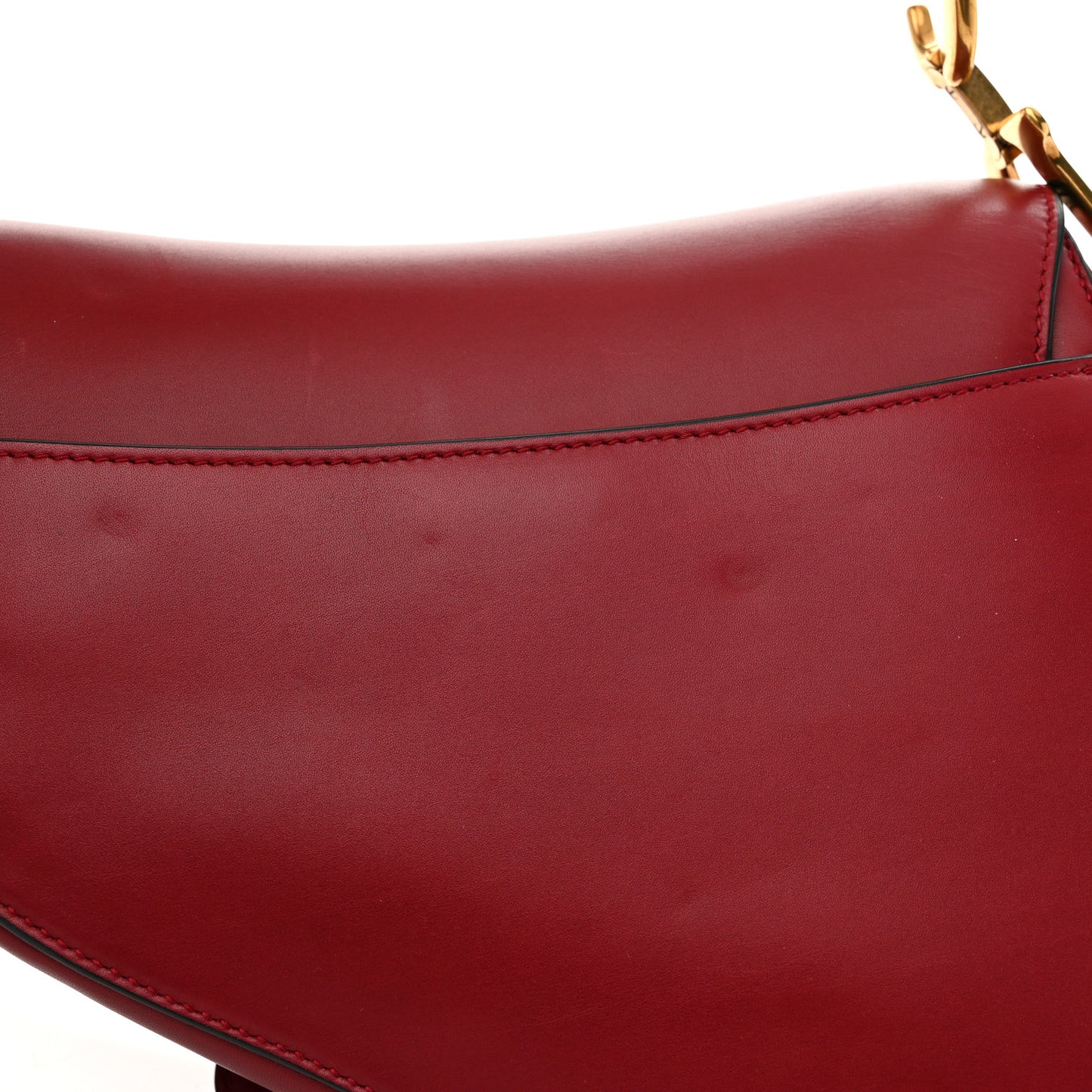Calfskin Saddle Bag Scarlet