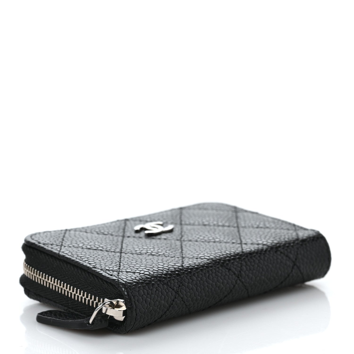 Chanel Caviar Quilted Classic Zipped Coin Purse Black 4 of 10