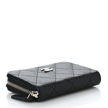 Chanel Caviar Quilted Classic Zipped Coin Purse Black 4 of 10