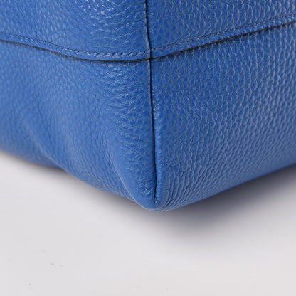 Prada Vitello Daino Tote Azzurro 10 of 13