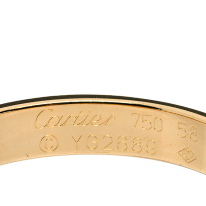Cartier 18K Yellow Gold 3.5mm LOVE Wedding Band Ring 58 8.25 3 of 4