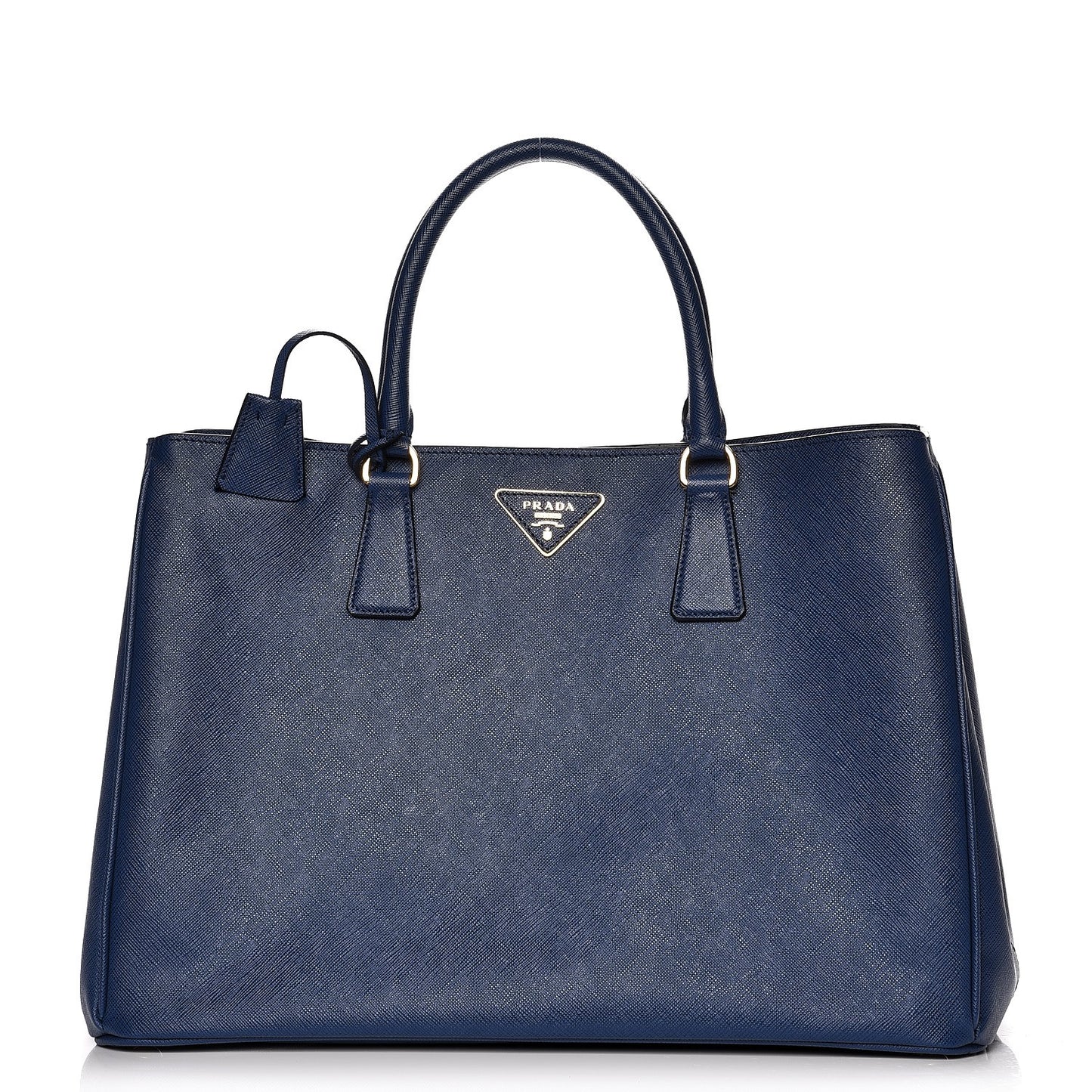 Saffiano Lux Medium Tote Bluette