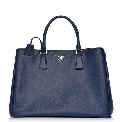 Prada Saffiano Lux Medium Tote Bluette 1 of 7