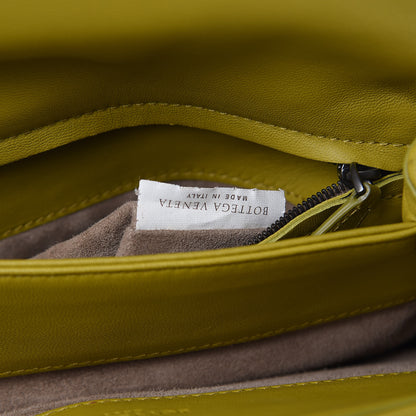 Bottega Veneta Nappa Intrecciato Small Olimpia Shoulder Bag Chartreuse 7 of 11