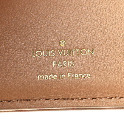 Louis Vuitton Lambskin Embossed Monogram Lou Coussin Wallet Camel 7 of 9