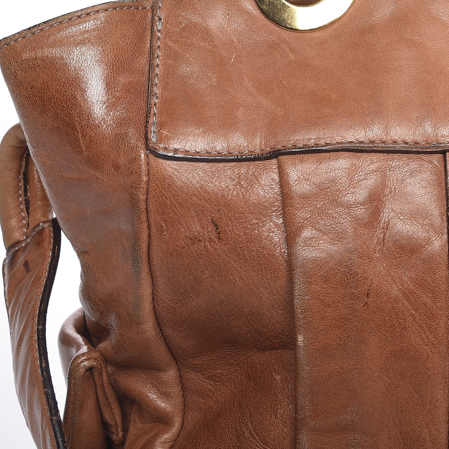 Chloe Lambskin Medium Heloise Satchel Gazelle 18 of 24