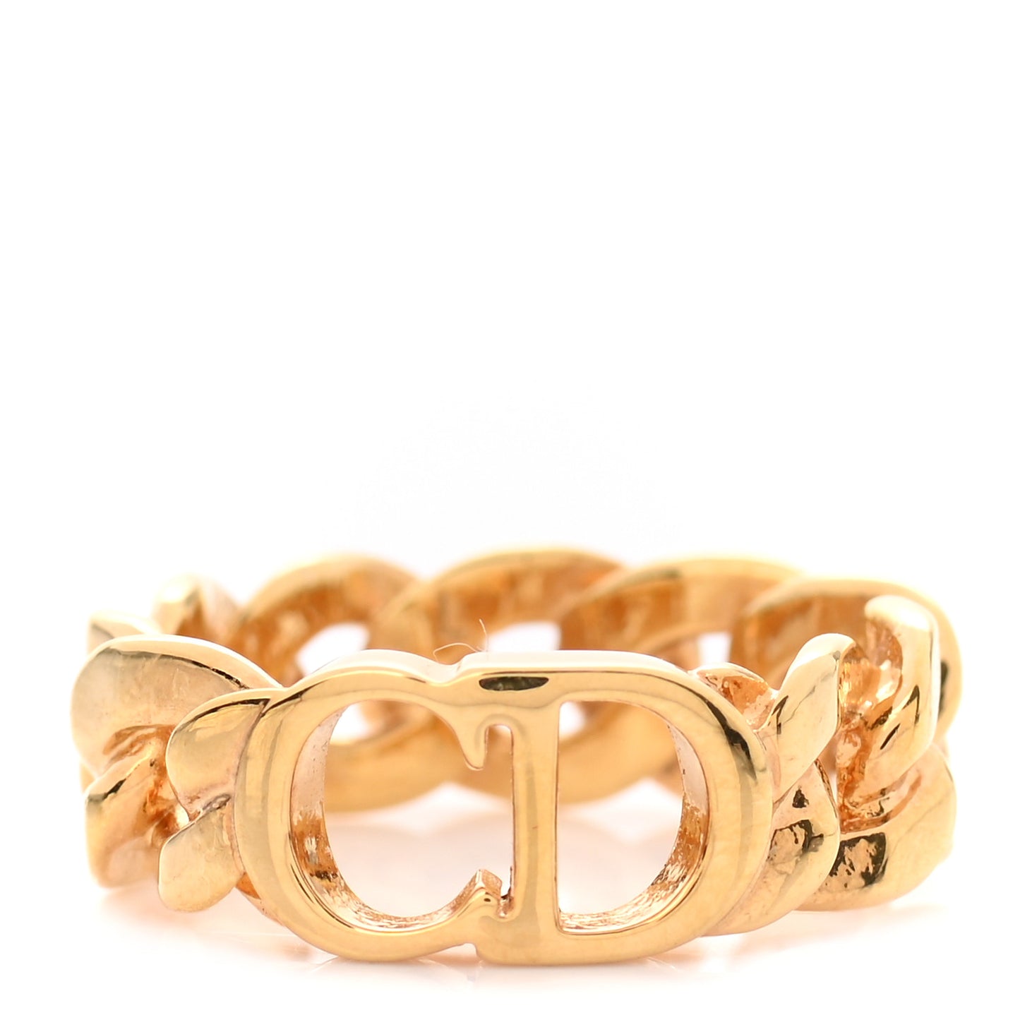 Metal Danseuse Etoile Chain Ring 7 Gold