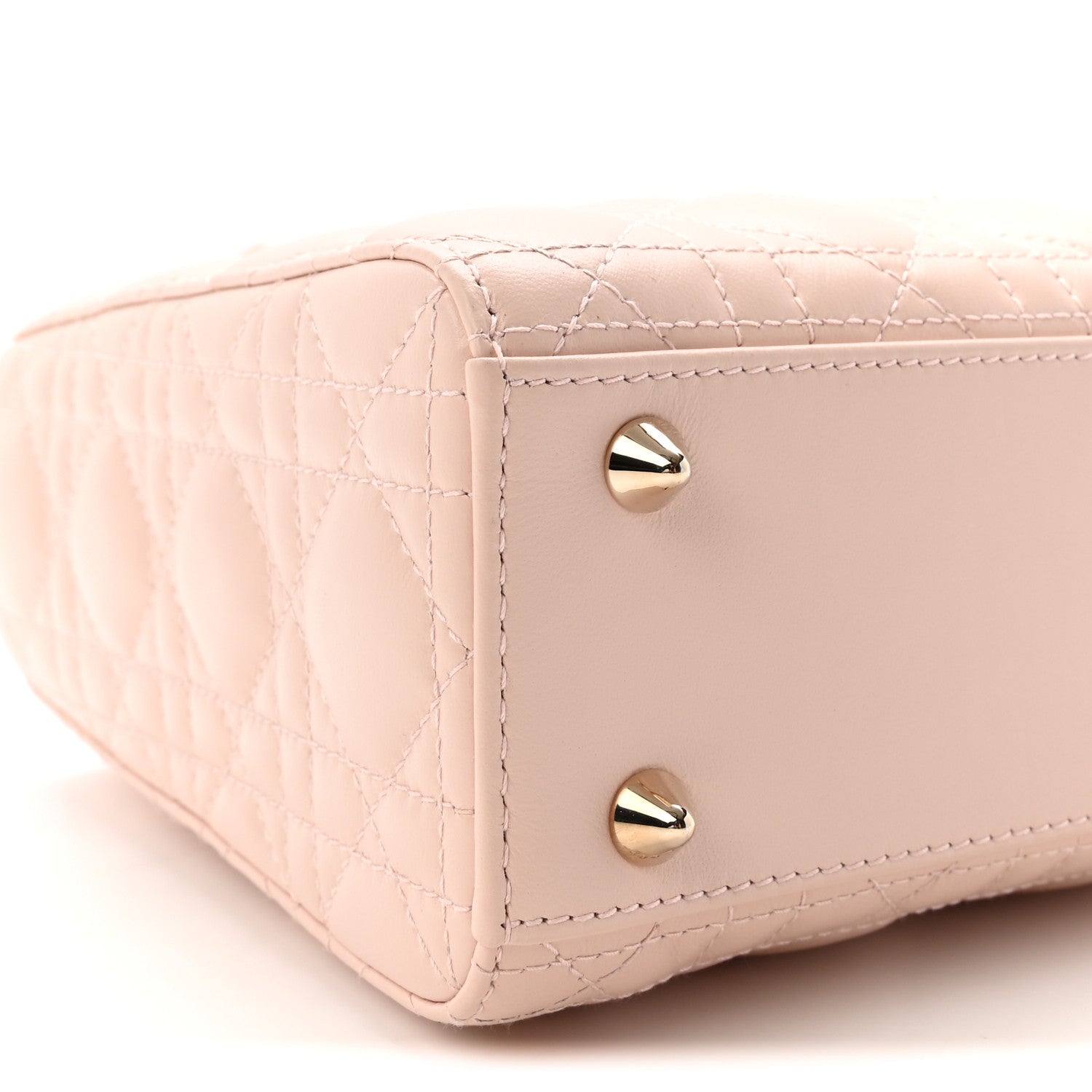 Christian Dior Lambskin Cannage Small My ABCDior Lady Dior Light Pink 8 of 9