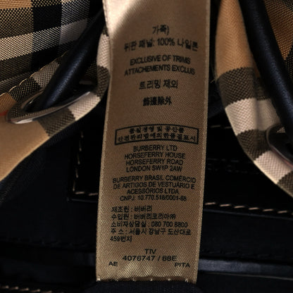 Burberry Canvas Vintage Check Medium Sailing Rucksack Backpack Antique Yellow 11 of 12