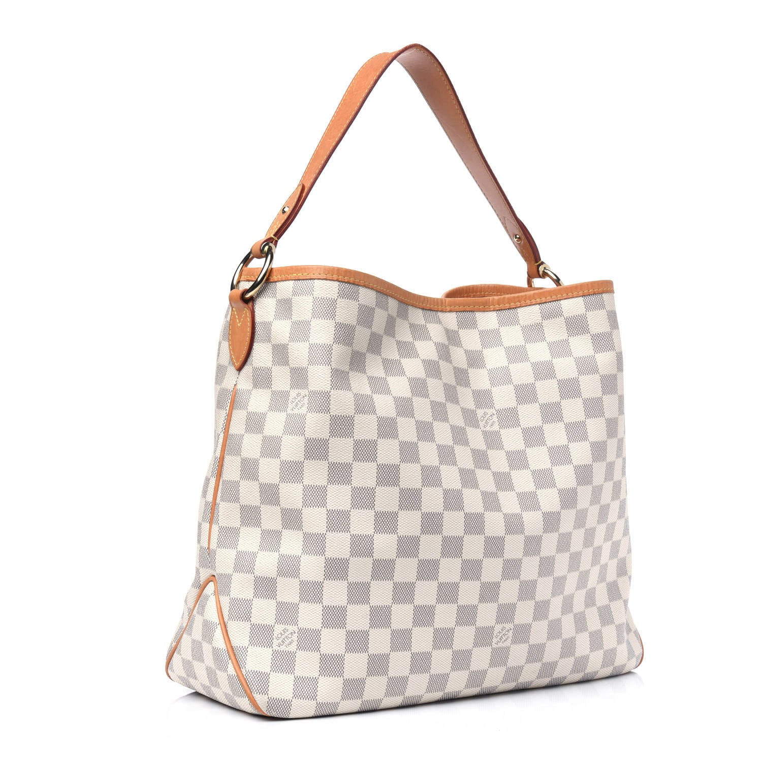 Louis Vuitton Damier Azur Delightful MM Rose Ballerine 3 of 24
