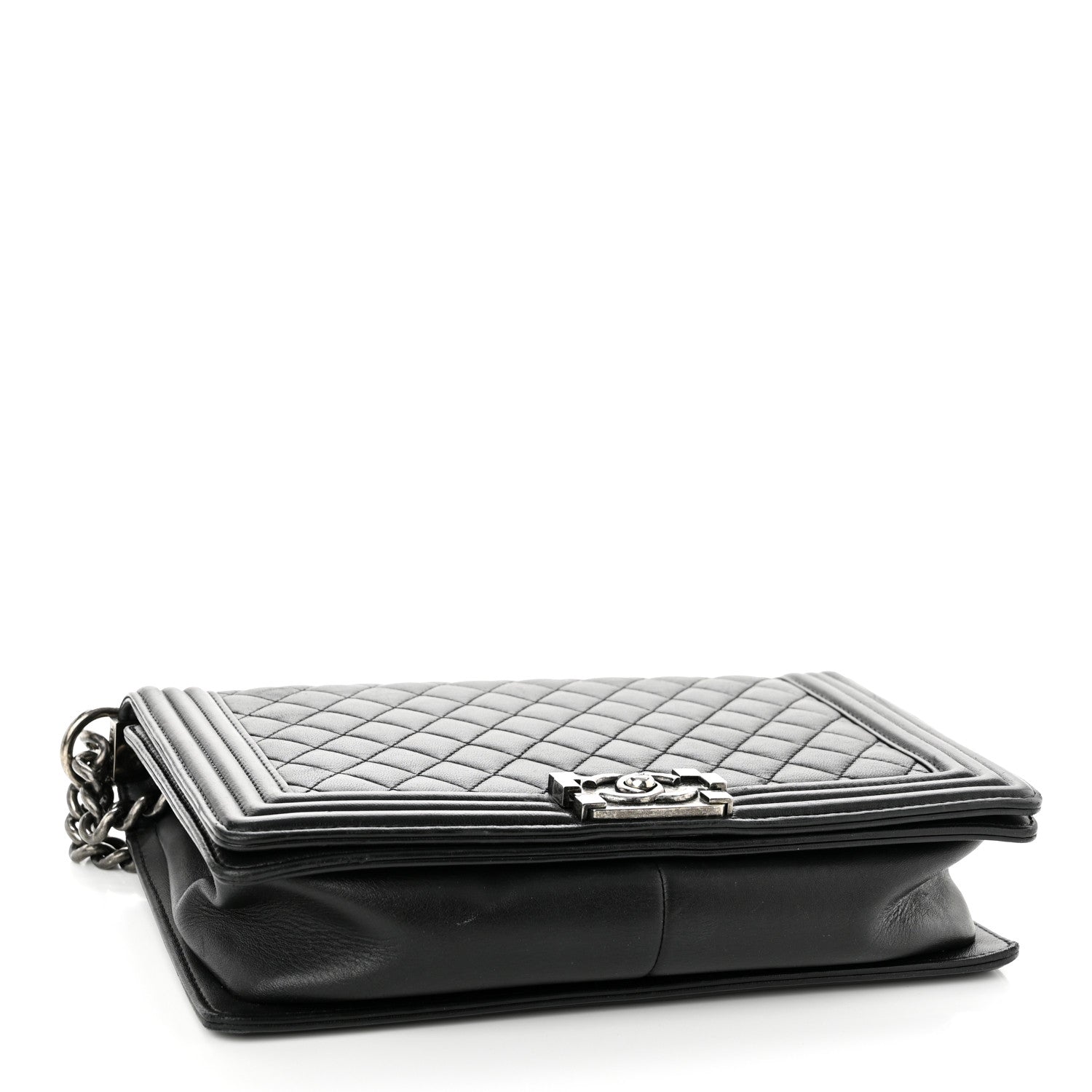 Chanel Lambskin Quilted New Medium Boy Flap Black 4 of 10